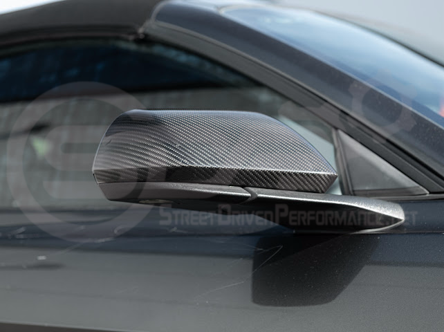 2015-2023 FORD MUSTANG S550 | CARBON FIBER SIDE MIRROR CAP COVER PAIR